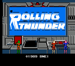 Rolling Thunder (World) (Namcot Collection, Namco Museum Archives Vol 2)